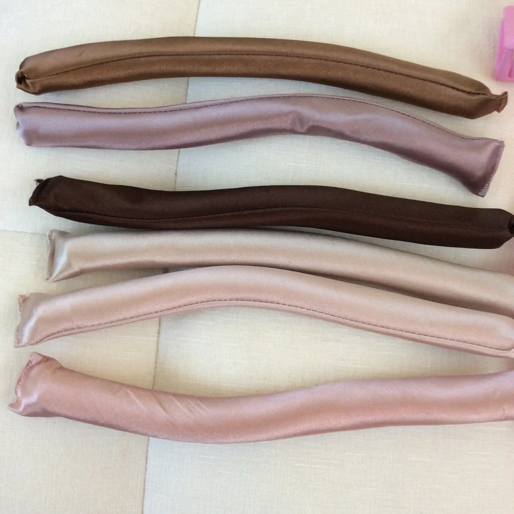 Heatless overnight curlers.